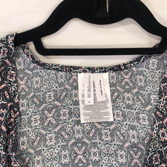 BCBGeneration Multicolor Cut Out Swim Cover Up - Picture 4 of 5